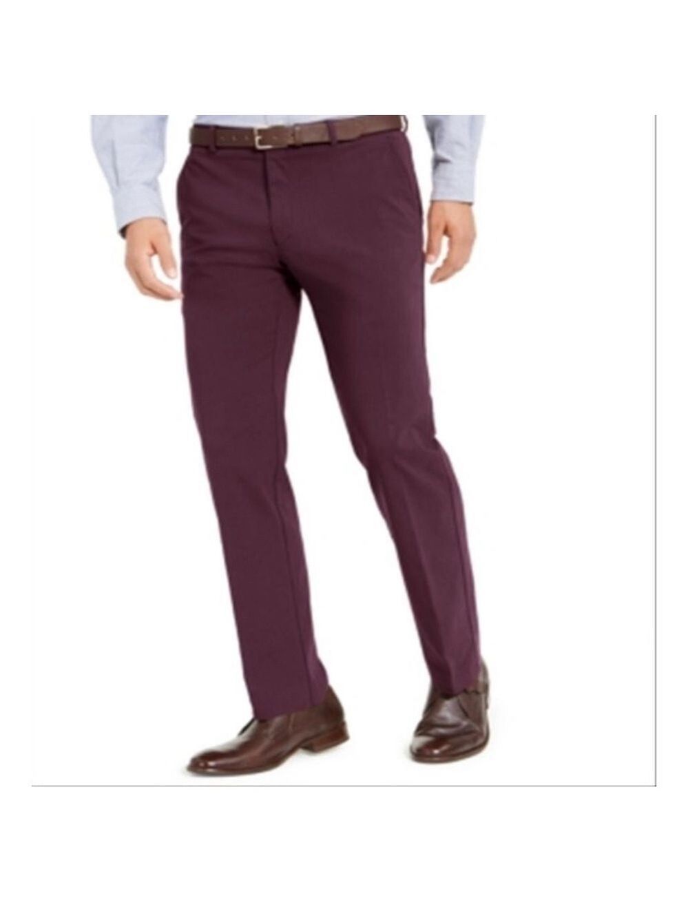 Tommy Hilfiger TH Flex Stretch Burgundy Dress Pants - NWT